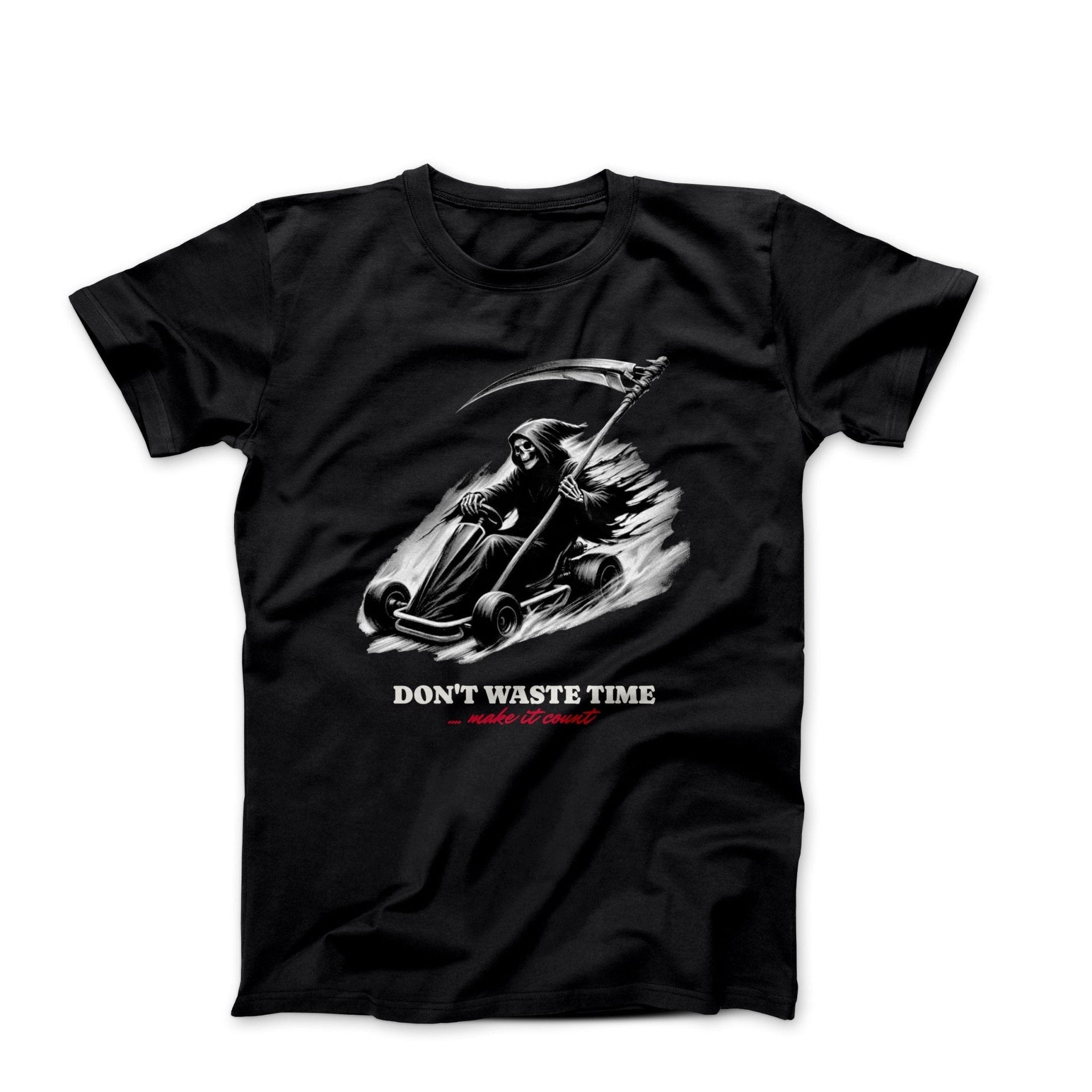 Don't Waste Time Illustration T-shirt - Humorous, Lifestyle & Others - Harvey Ltd