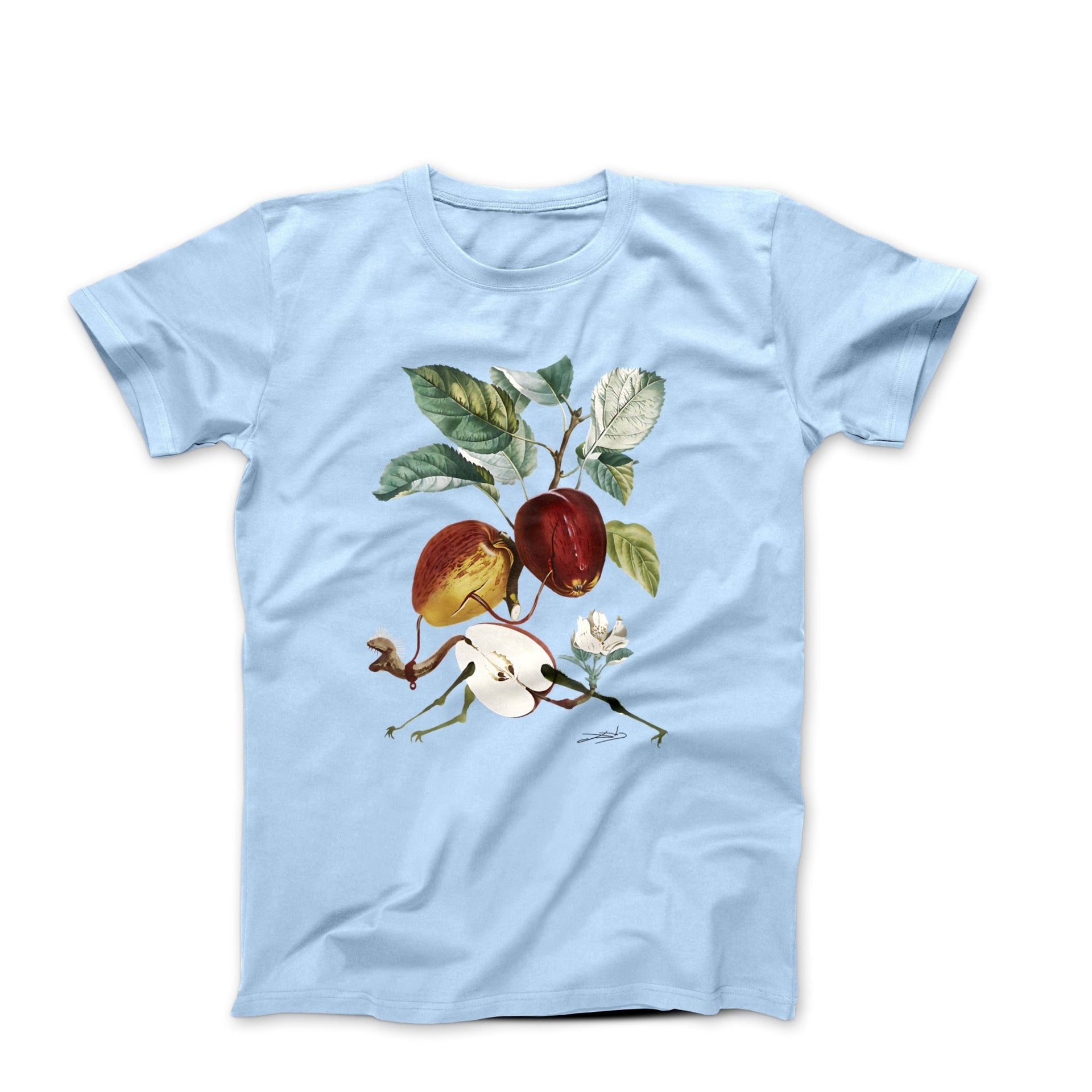 Dali Dragon Apple (1969) Artwork T-shirt - Greatest Artists - Harvey Ltd