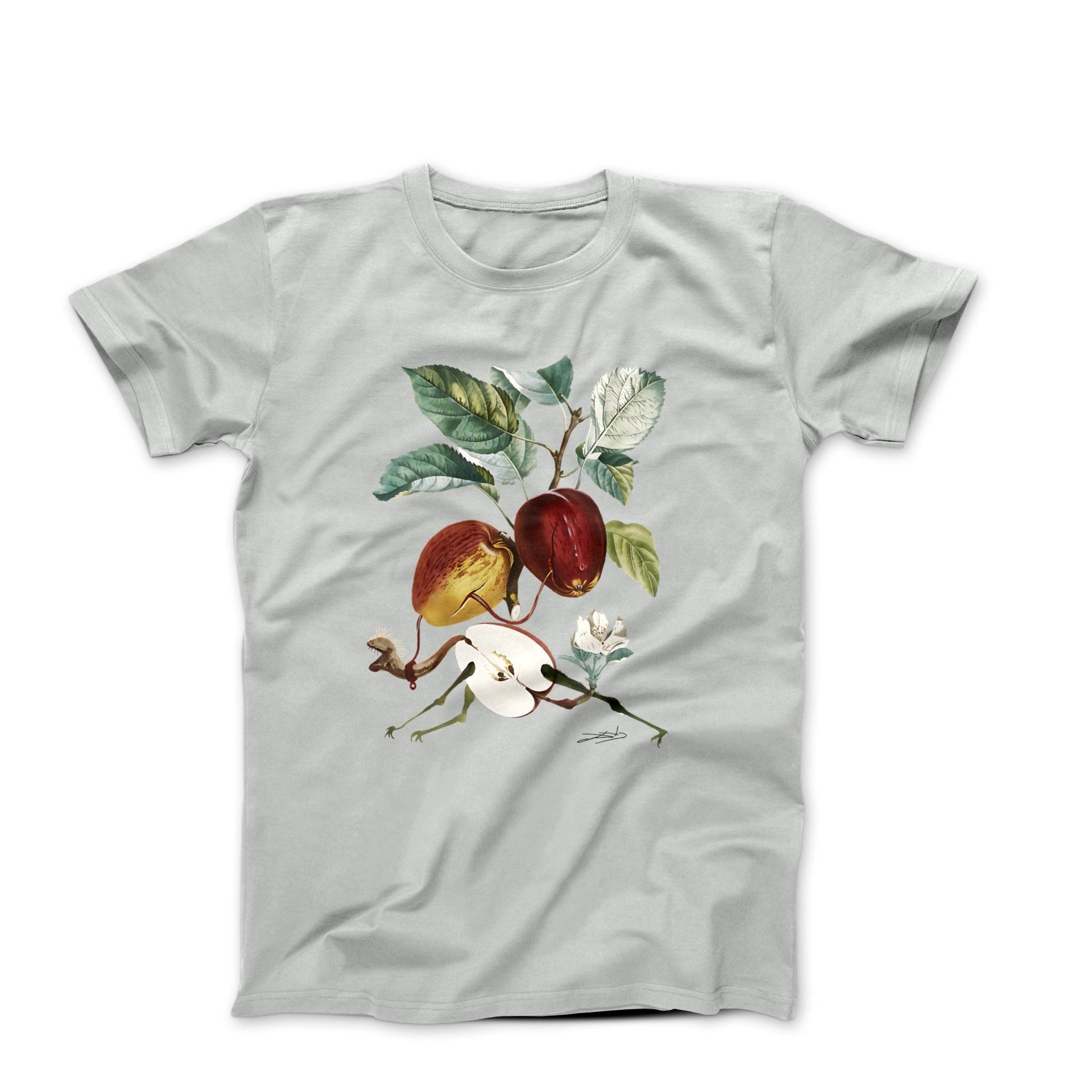 Dali Dragon Apple (1969) Artwork T-shirt - Greatest Artists - Harvey Ltd