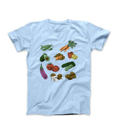 Farmers Market Illustration T-shirt - Plants, Garden & Food - Harvey Ltd