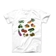 Farmers Market Illustration T-shirt - Plants, Garden & Food - Harvey Ltd