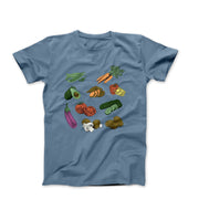 Farmers Market Illustration T-shirt - Plants, Garden & Food - Harvey Ltd