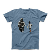 Banksy Flower Gun Boy Street Art T-shirt - Street, Pop & Media Art - Harvey Ltd