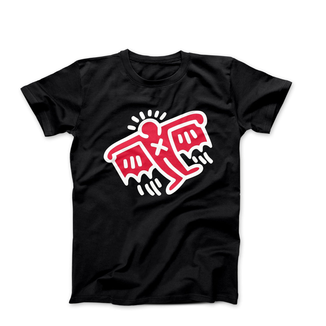 Flying Devil Street Art T-shirt - Street, Pop & Media Art - Harvey Ltd