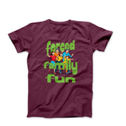 Forced Family Fun Illustration T-shirt - Movies, TV & Others - Harvey Ltd