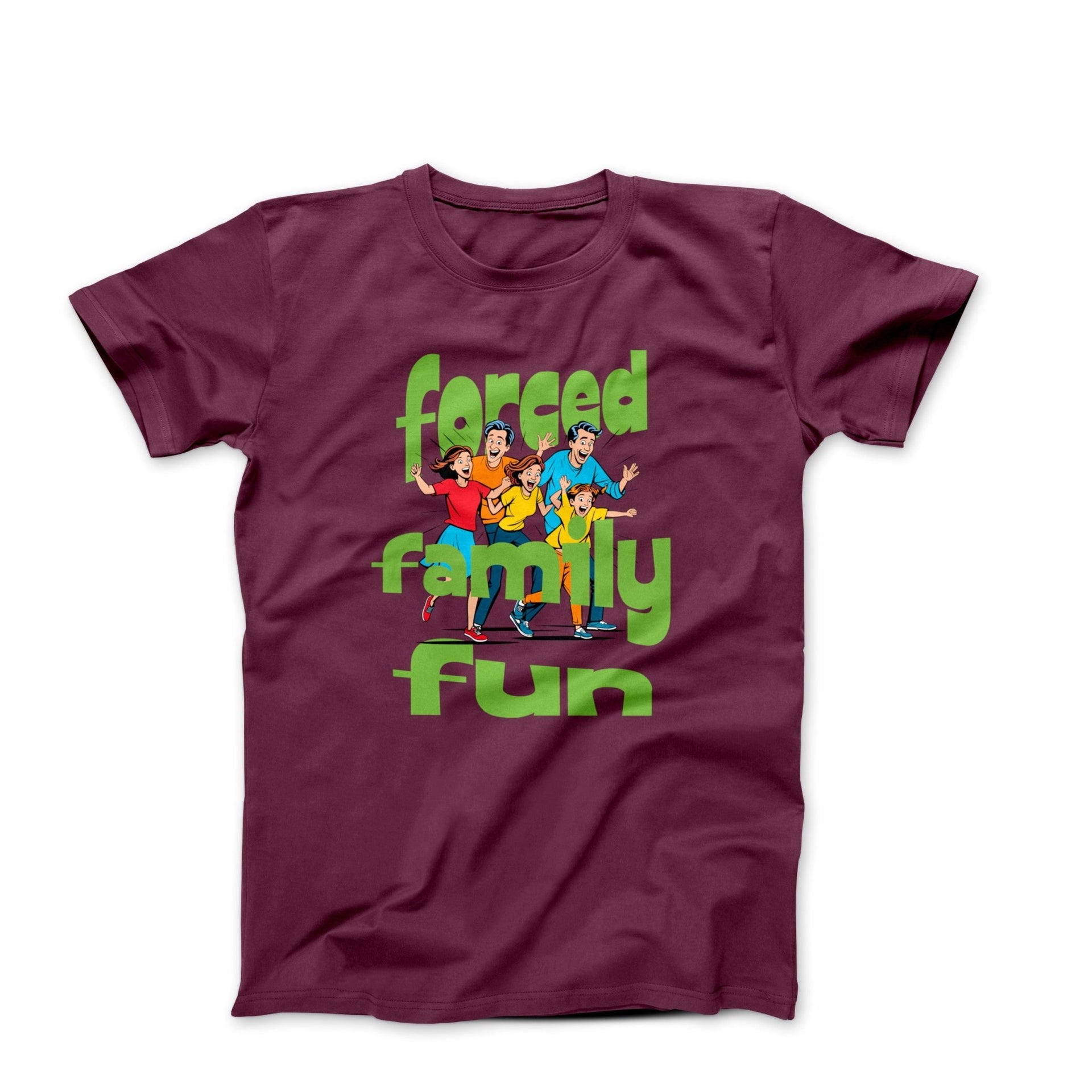 Forced Family Fun Illustration T-shirt - Movies, TV & Others - Harvey Ltd
