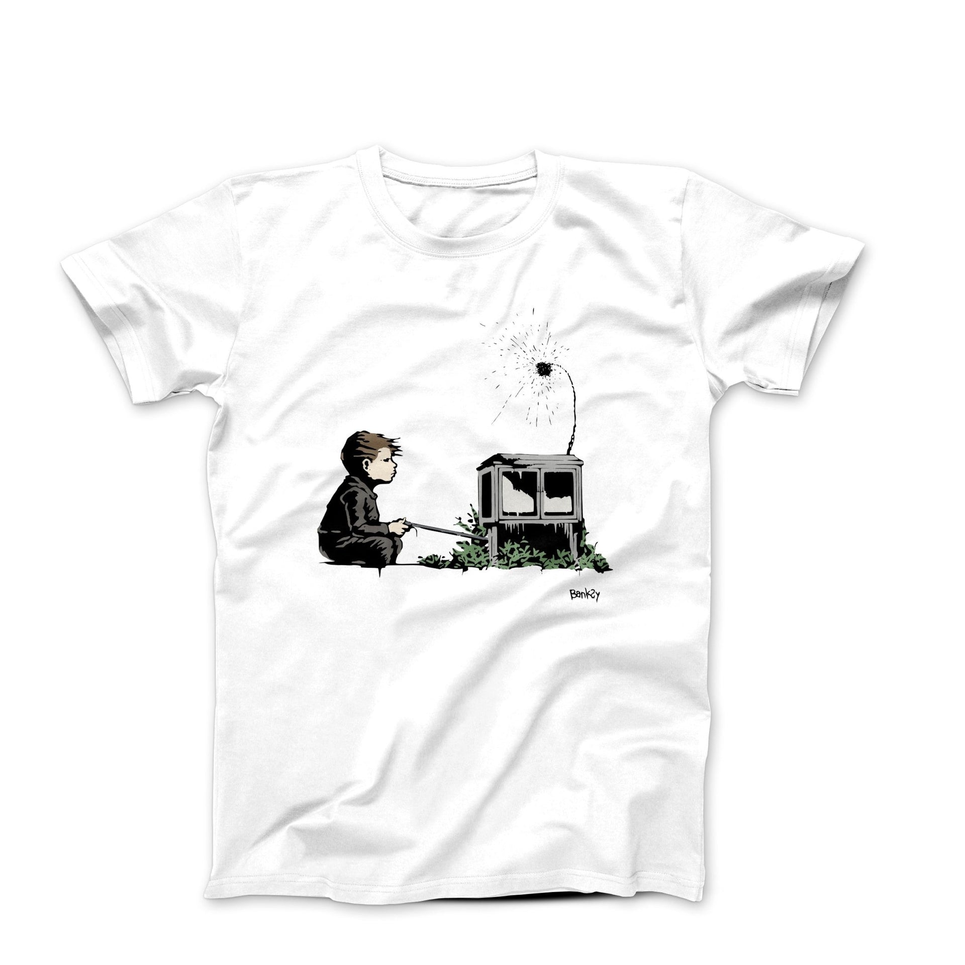 Banksy Original Gamer Street Art T-shirt - Street, Pop & Media Art - Harvey Ltd