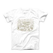 Garden Retreat Graphic Sketch T-shirt - Plants, Garden & Food - Harvey Ltd