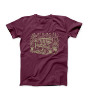 Garden Retreat Graphic Sketch T-shirt - Plants, Garden & Food - Harvey Ltd