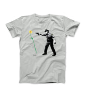 Banksy Halt Or I'll Shoot Street Art T-shirt - Street, Pop & Media Art - Harvey Ltd