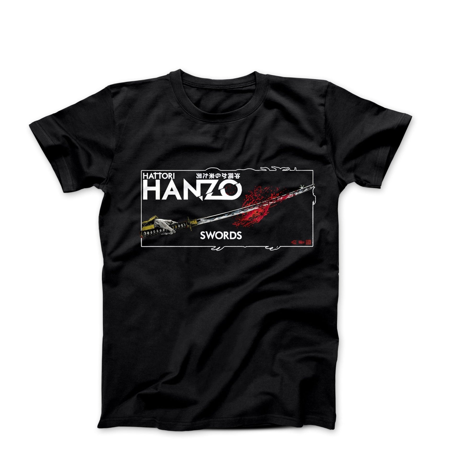 Hattori Hanzo Swords Movie Art T-shirt - Comics, Movies & Music - Harvey Ltd
