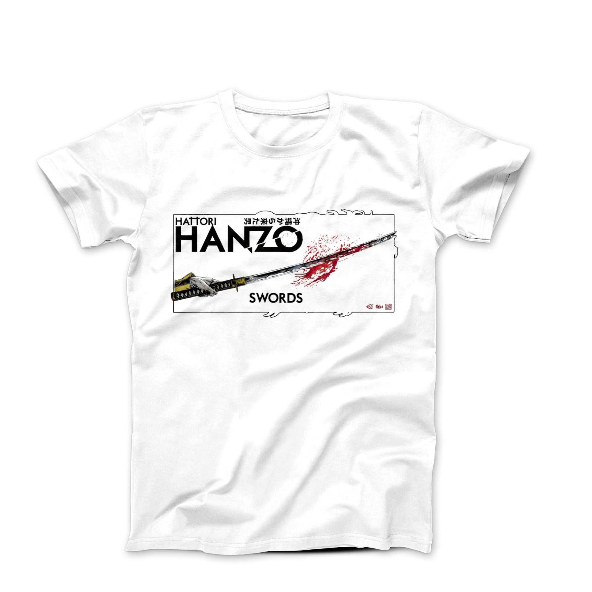Hattori Hanzo Swords Movie Art T-shirt - Comics, Movies & Music - Harvey Ltd