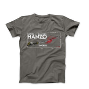 Hattori Hanzo Swords Movie Art T-shirt - Comics, Movies & Music - Harvey Ltd