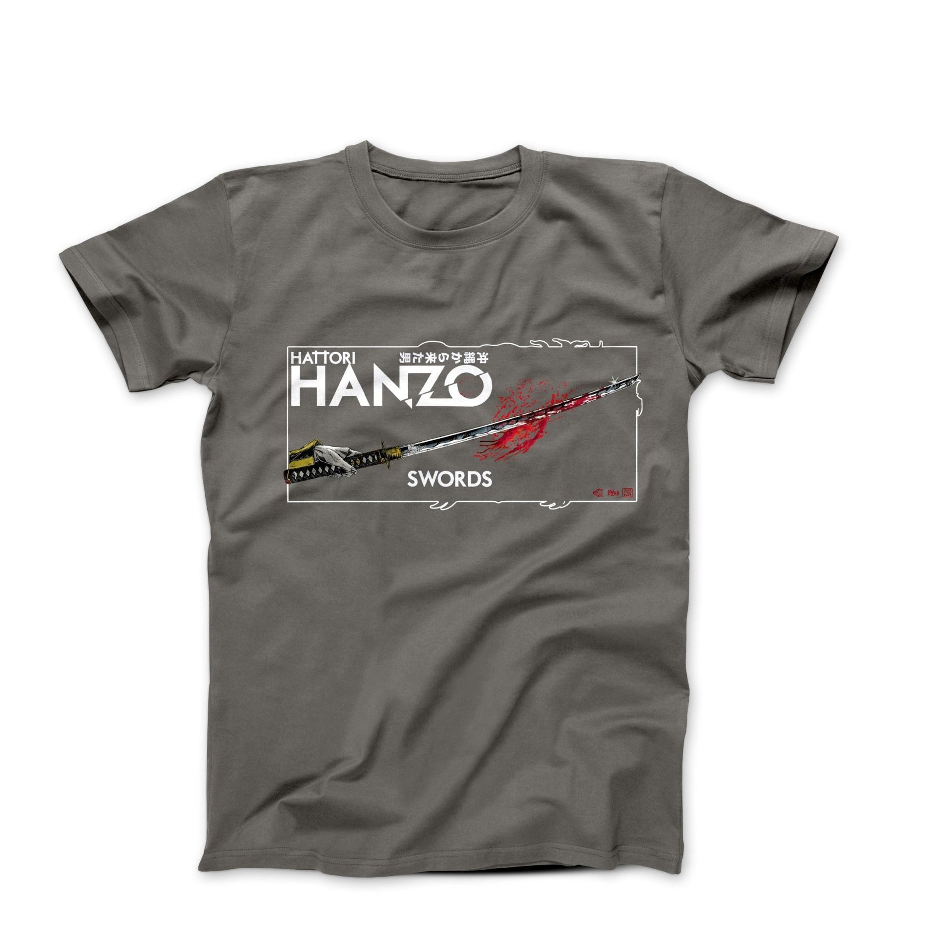 Hattori Hanzo Swords Movie Art T-shirt - Comics, Movies & Music - Harvey Ltd