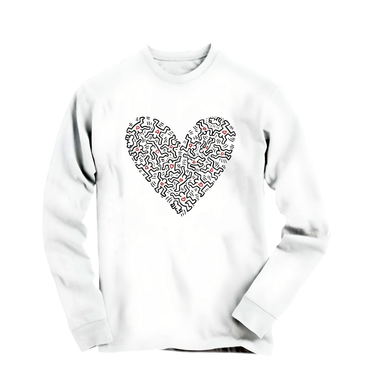 Heart of Men Long Sleeve Tee - Street, Pop & Media Art - Harvey Ltd