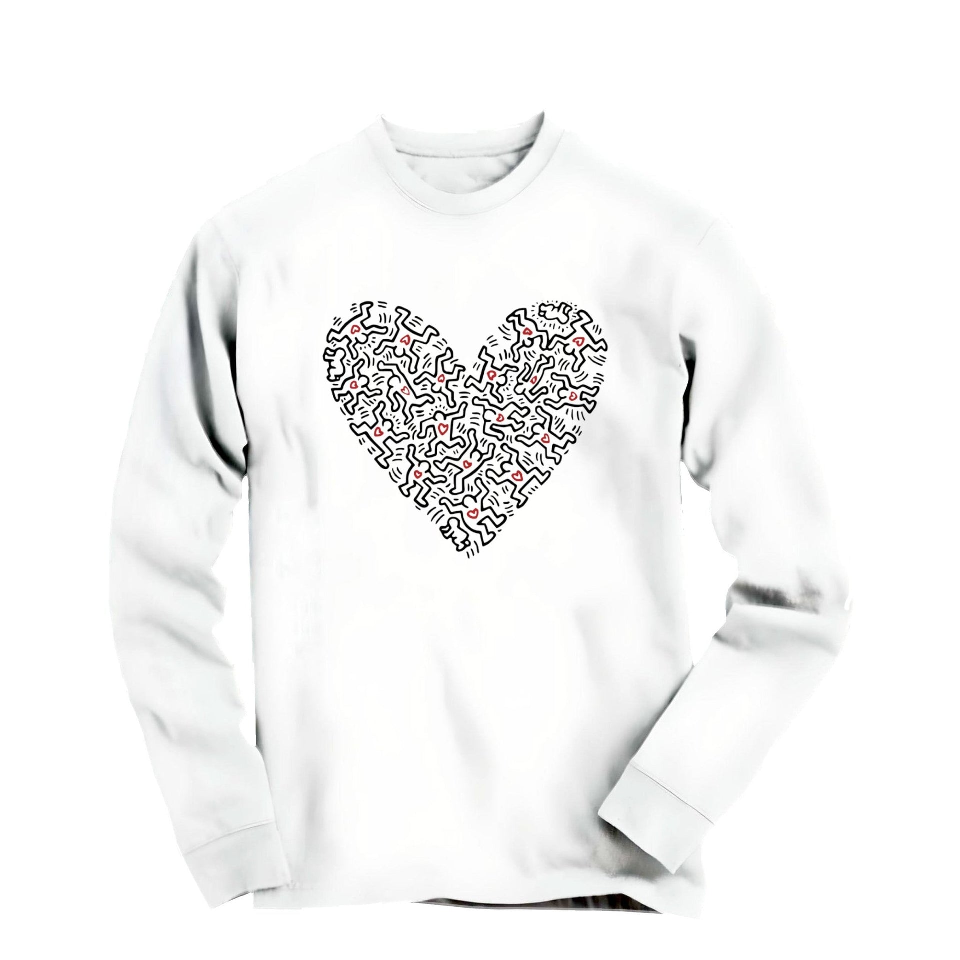 Heart of Men Long Sleeve Tee - Street, Pop & Media Art - Harvey Ltd