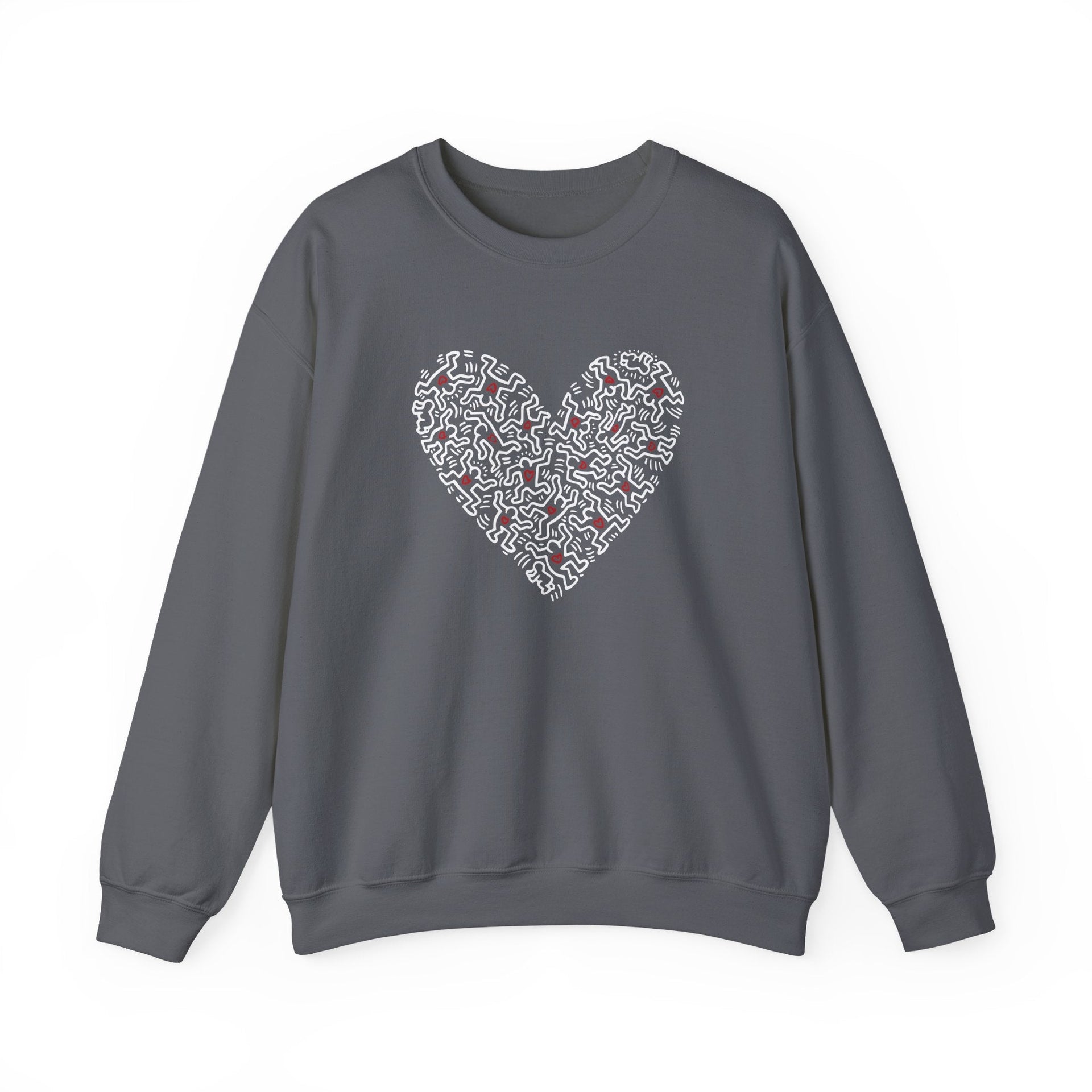 Heart of Men Street Art Sweatshirt - Street, Pop & Media Art - Harvey Ltd