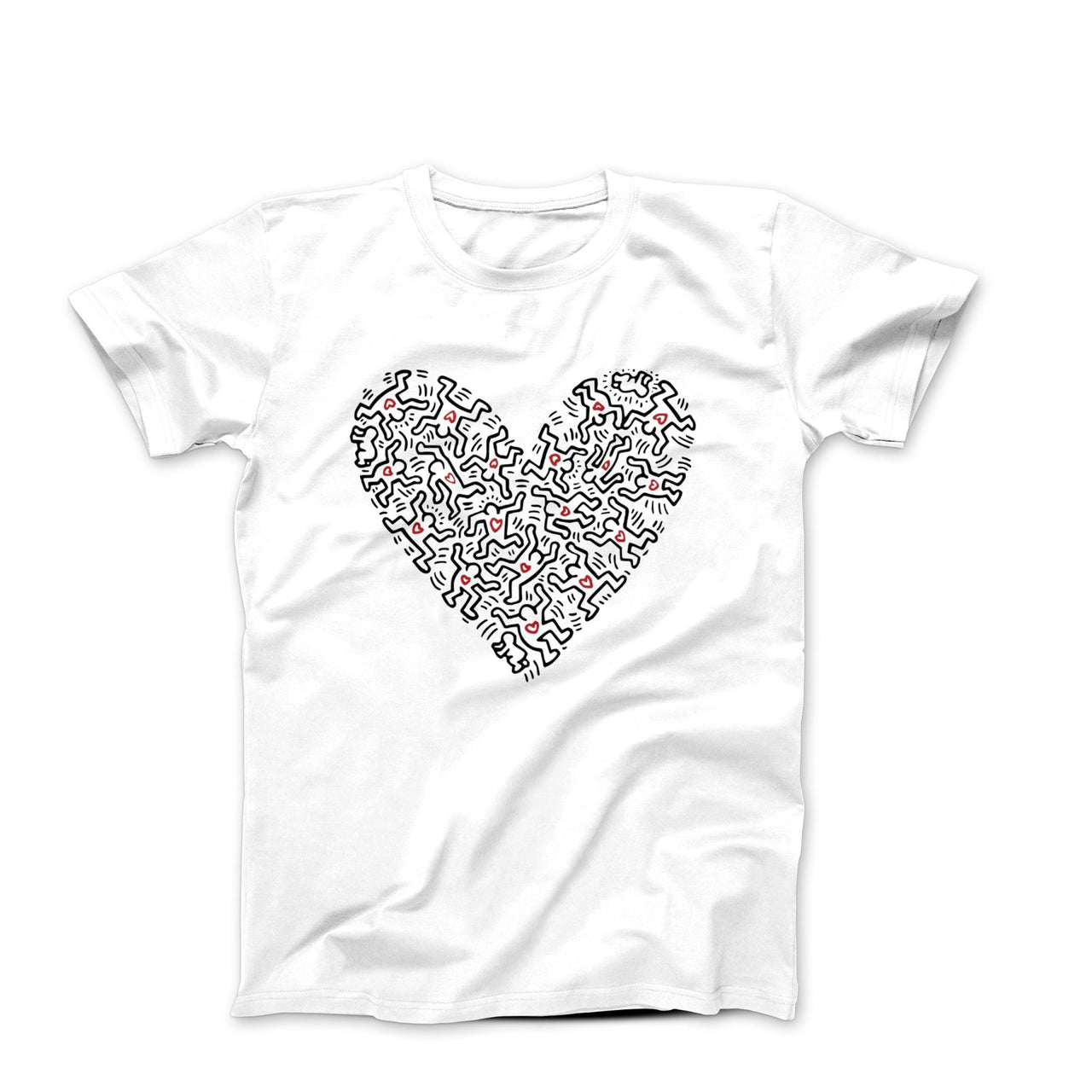 Heart of Men Street Art T-shirt - Street, Pop & Media Art - Harvey Ltd