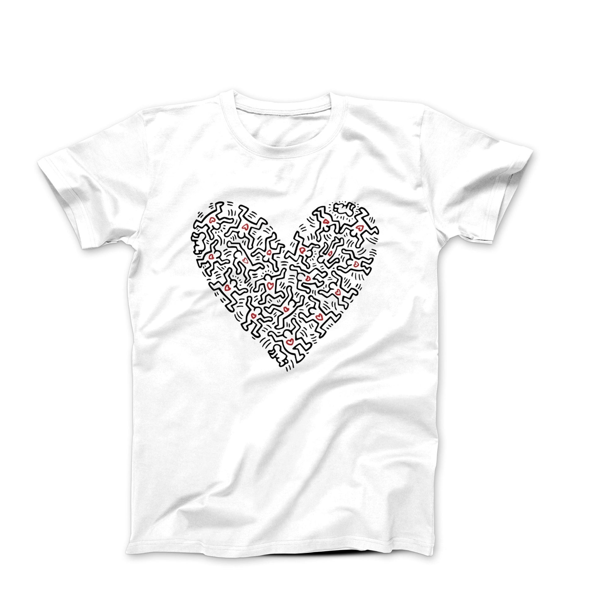 Heart of Men Street Art T-shirt - Street, Pop & Media Art - Harvey Ltd