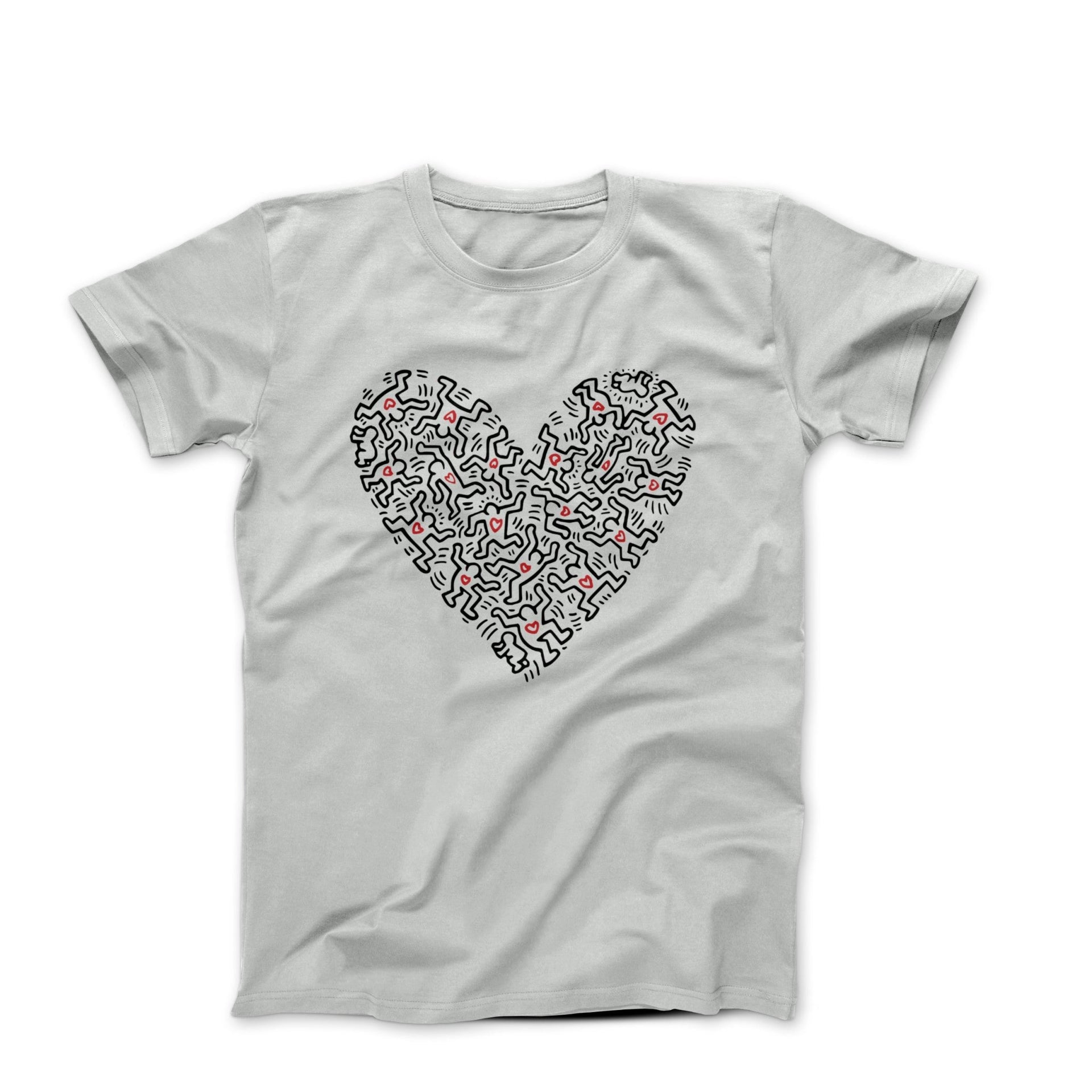 Heart of Men Street Art T-shirt - Street, Pop & Media Art - Harvey Ltd