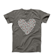 Heart of Men Street Art T-shirt - Street, Pop & Media Art - Harvey Ltd