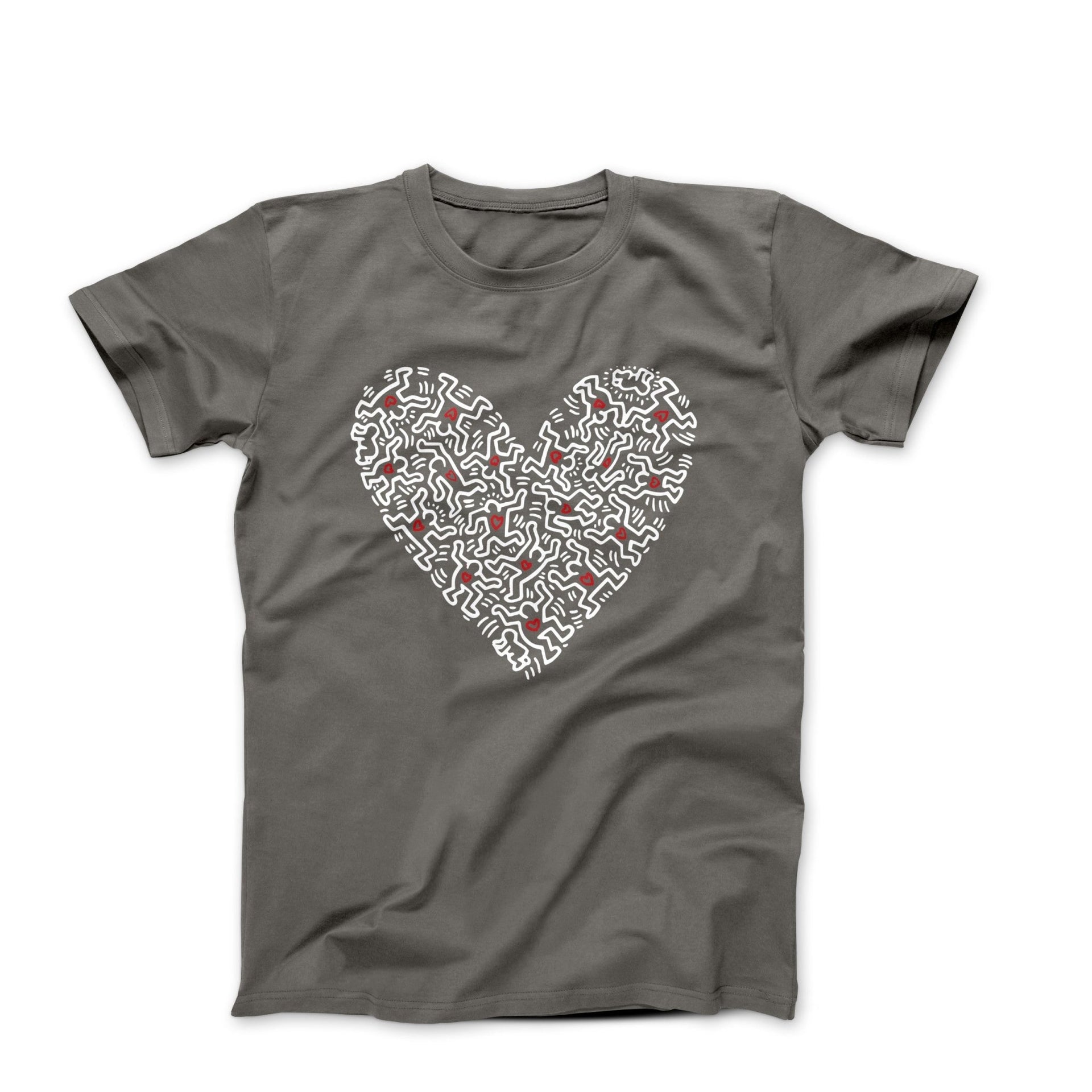 Heart of Men Street Art T-shirt - Street, Pop & Media Art - Harvey Ltd