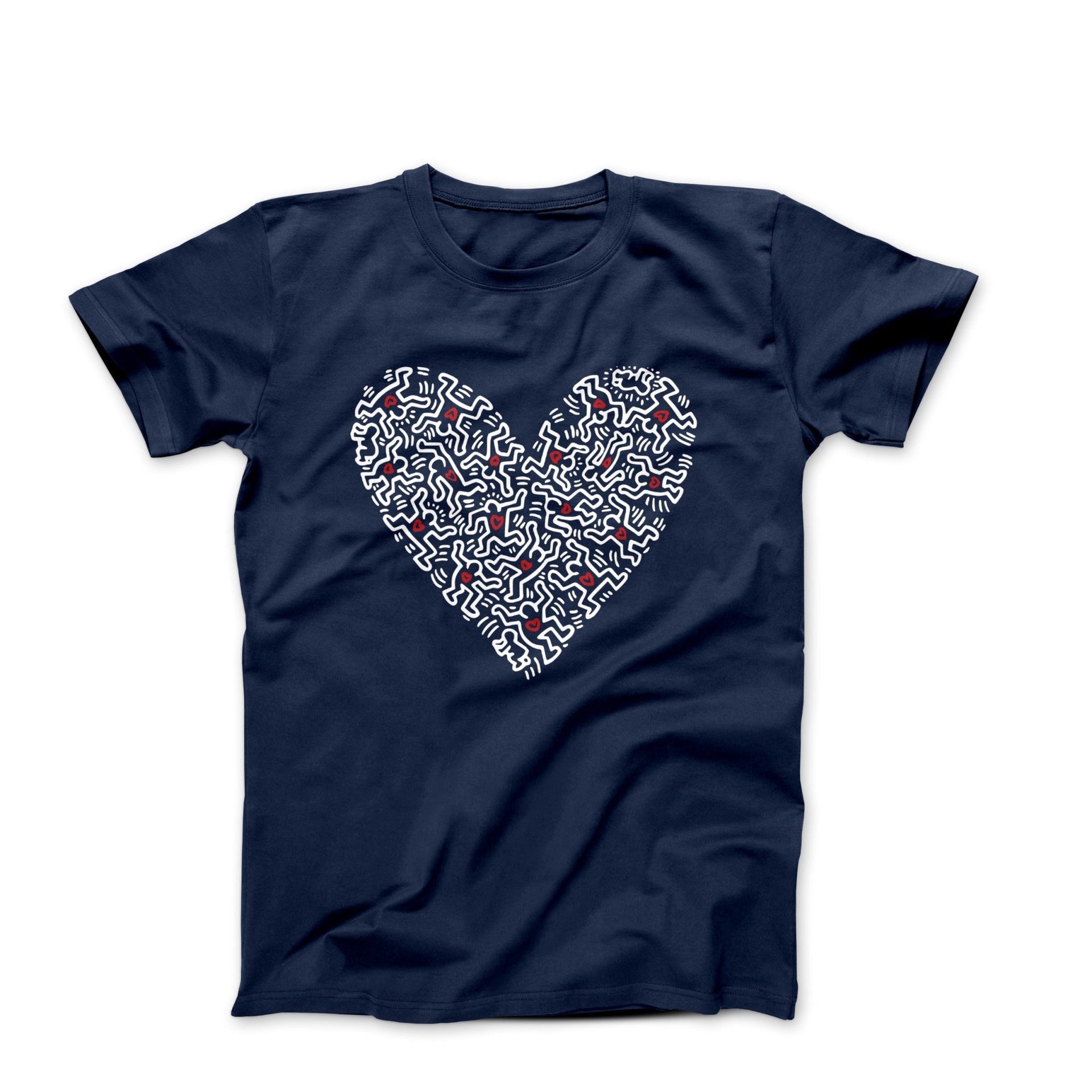 Heart of Men Street Art T-shirt - Street, Pop & Media Art - Harvey Ltd
