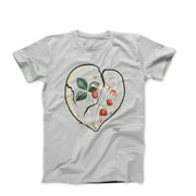 Dali Heart of Strawberries (1969) Artwork T-shirt - Greatest Artists - Harvey Ltd