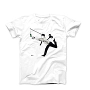 Banksy Hijack Chasing Money Street Art T-shirt - Street, Pop & Media Art - Harvey Ltd