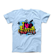 I Love Graffiti Illustration T-shirt - Street, Pop & Media Art - Harvey Ltd