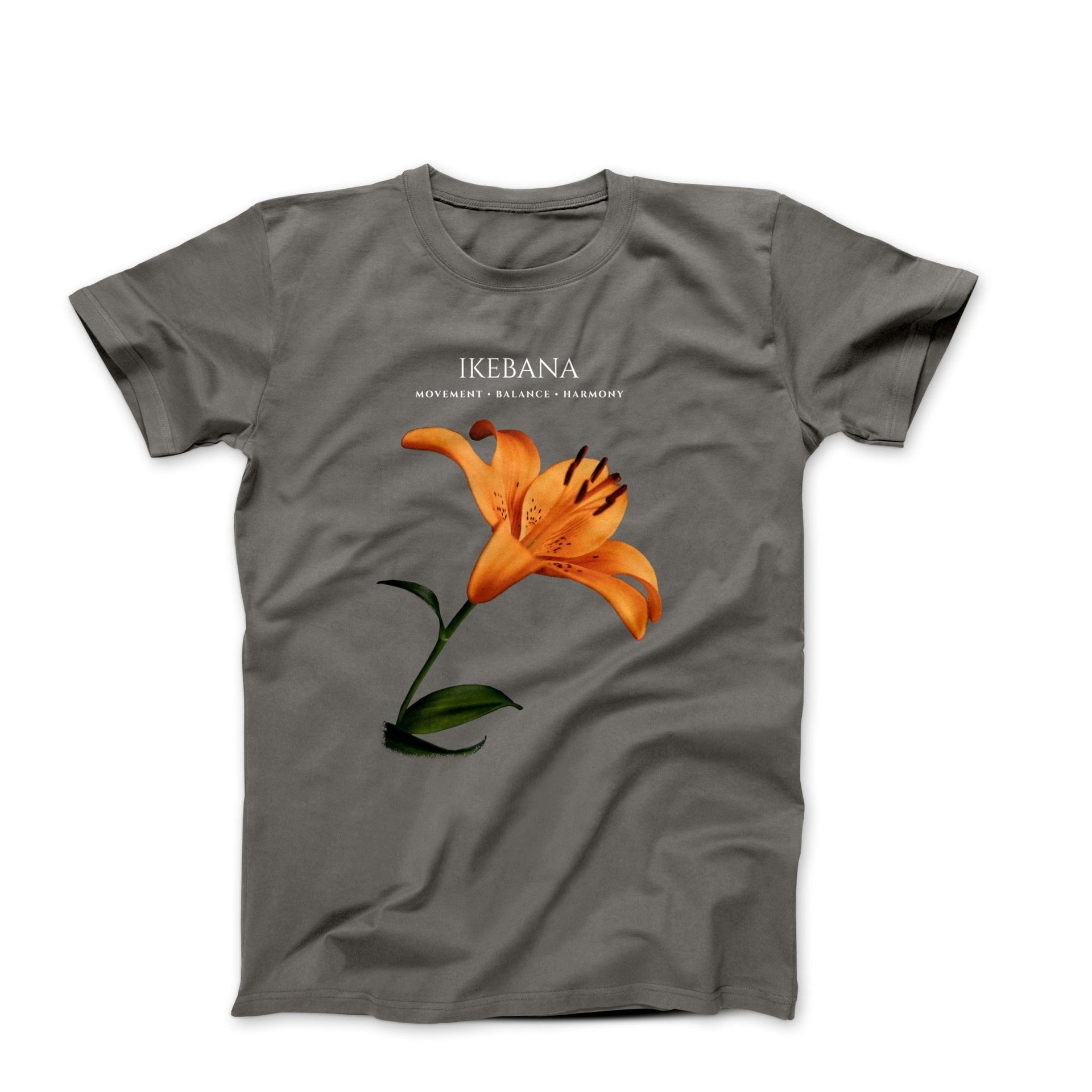 Ikebana Floral Illustration T-shirt - Plants, Garden & Food - Harvey Ltd