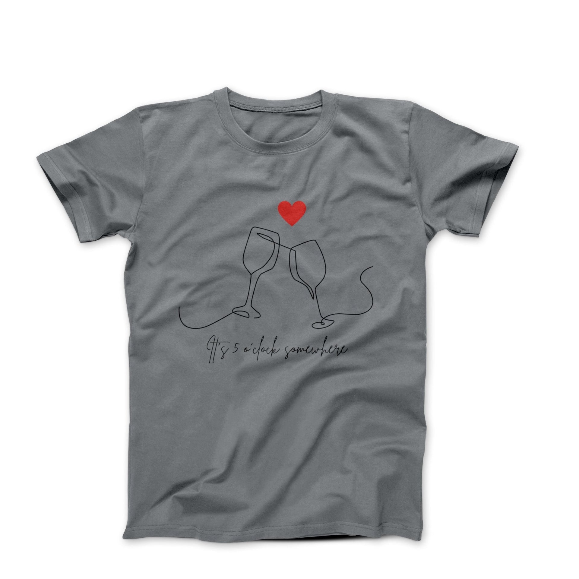 It's Five O'clock Somewhere Illustration T-shirt - Plants, Garden & Food - Harvey Ltd