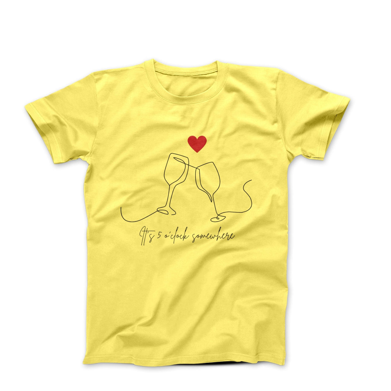 It's Five O'clock Somewhere Illustration T-shirt - Plants, Garden & Food - Harvey Ltd