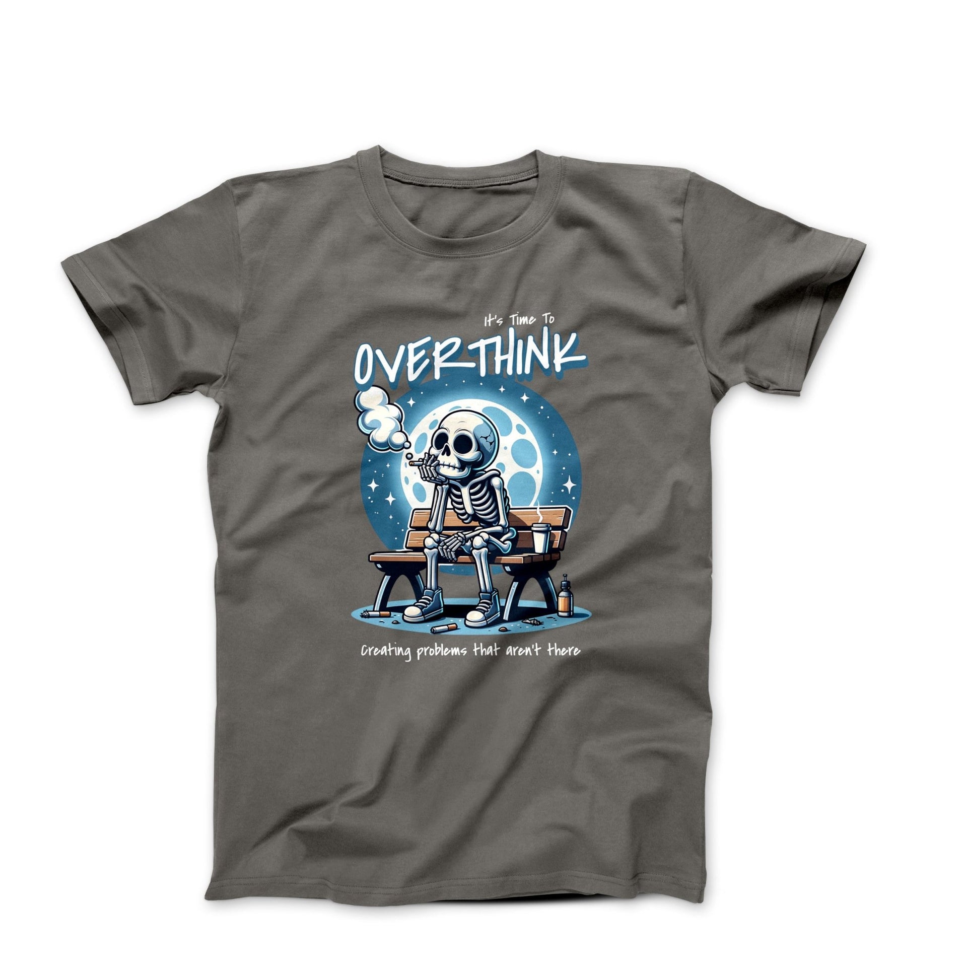 It's Time To Overthink Illustration T-shirt - Humorous, Lifestyle & Others - Harvey Ltd