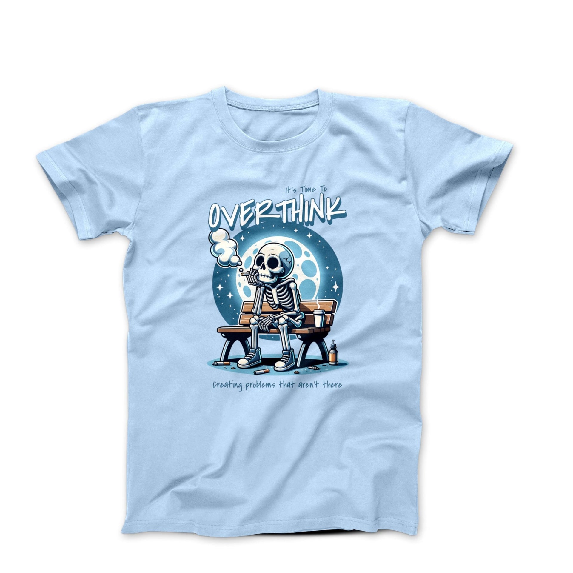 It's Time To Overthink Illustration T-shirt - Humorous, Lifestyle & Others - Harvey Ltd