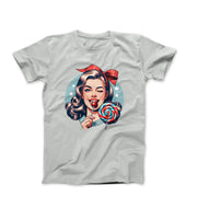 Just An American Girl Illustration T-shirt - Movies, TV & Others - Harvey Ltd