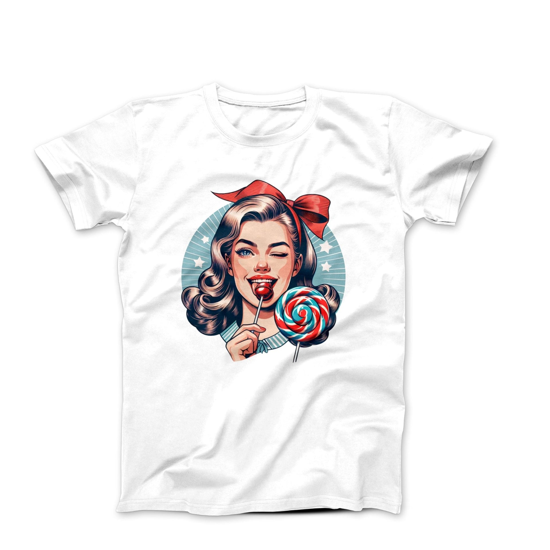 Just An American Girl Illustration T-shirt - Movies, TV & Others - Harvey Ltd