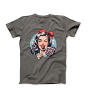 Just An American Girl Illustration T-shirt - Movies, TV & Others - Harvey Ltd