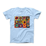 Kandinsky Farbstudie Circles Art T-Shirt - Greatest Artists - Harvey Ltd