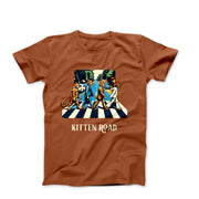 Kitten Road Illustration T-shirt - Pets - Harvey Ltd