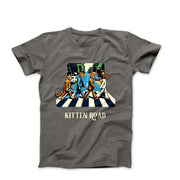 Kitten Road Illustration T-shirt - Pets - Harvey Ltd