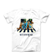 Kitten Road Illustration T-shirt - Pets - Harvey Ltd