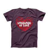 Language of Love Illustration T-shirt - Movies, TV & Others - Harvey Ltd