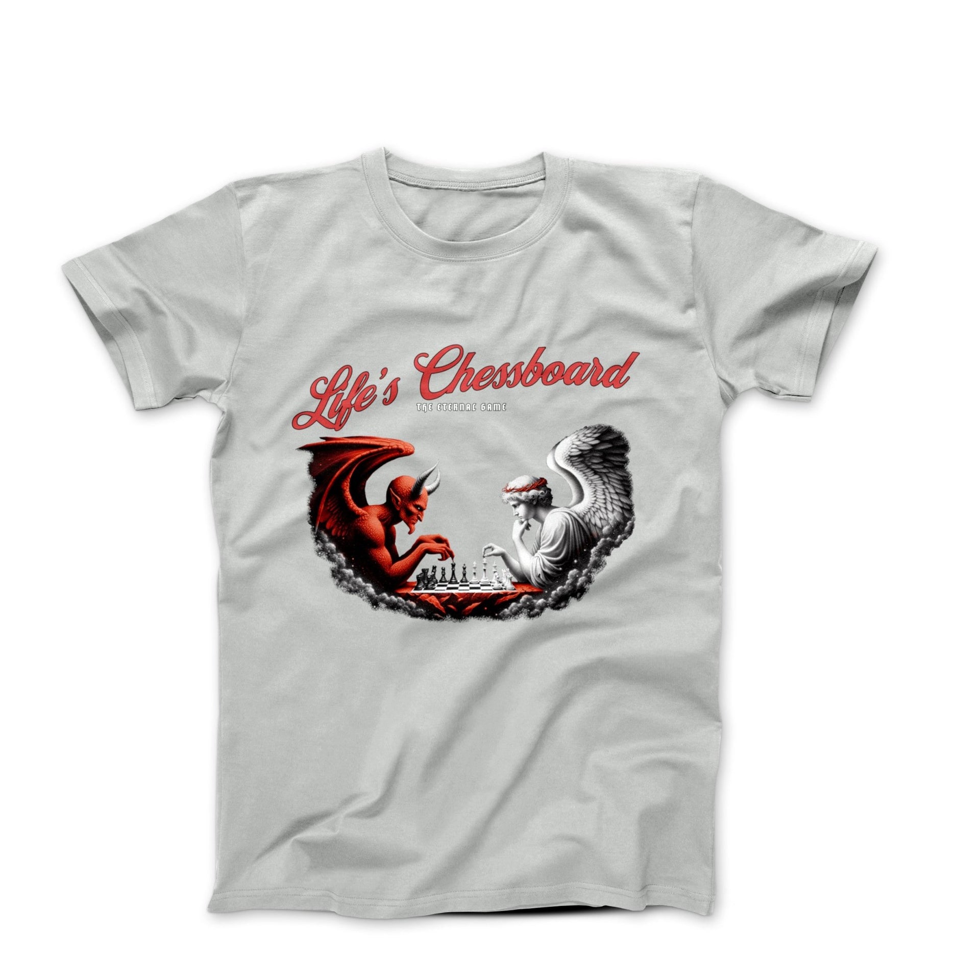 Life's Chessboard Illustration T-shirt - Movies, TV & Others - Harvey Ltd