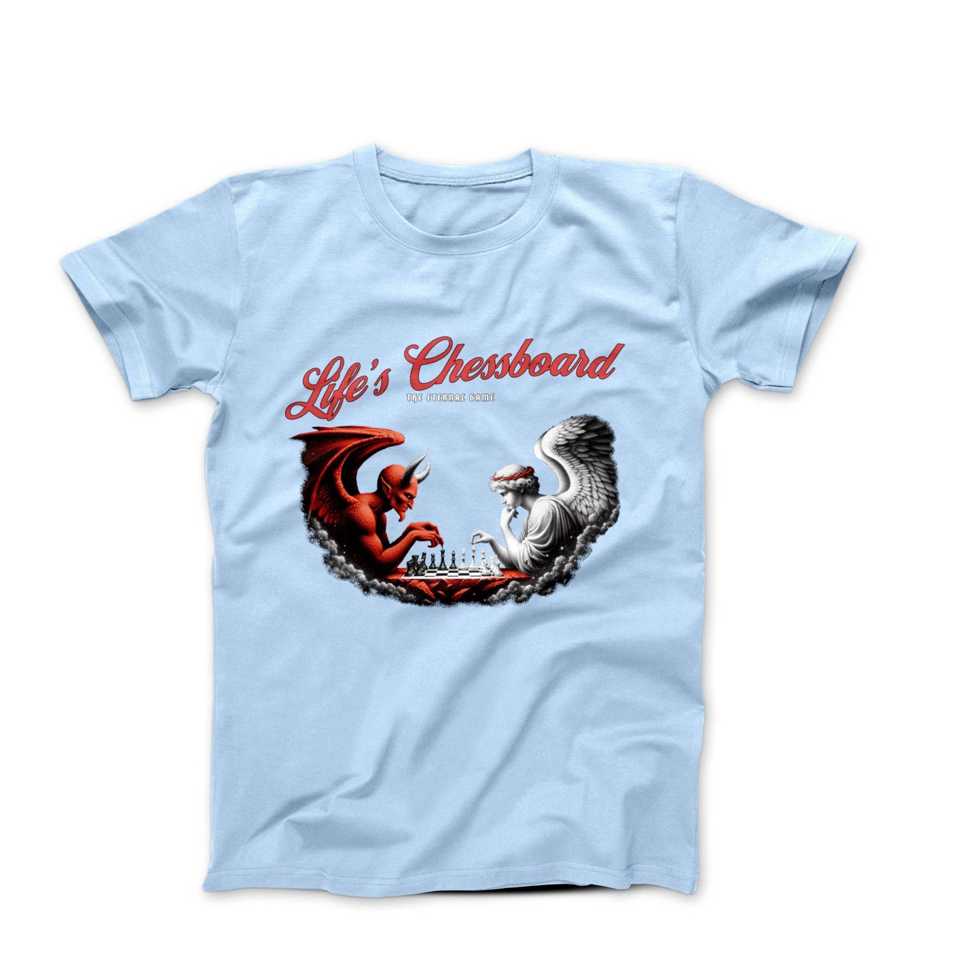 Life's Chessboard Illustration T-shirt - Movies, TV & Others - Harvey Ltd
