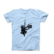 Banksy Lights Camera Vandalism Street Art T-shirt - Street, Pop & Media Art - Harvey Ltd