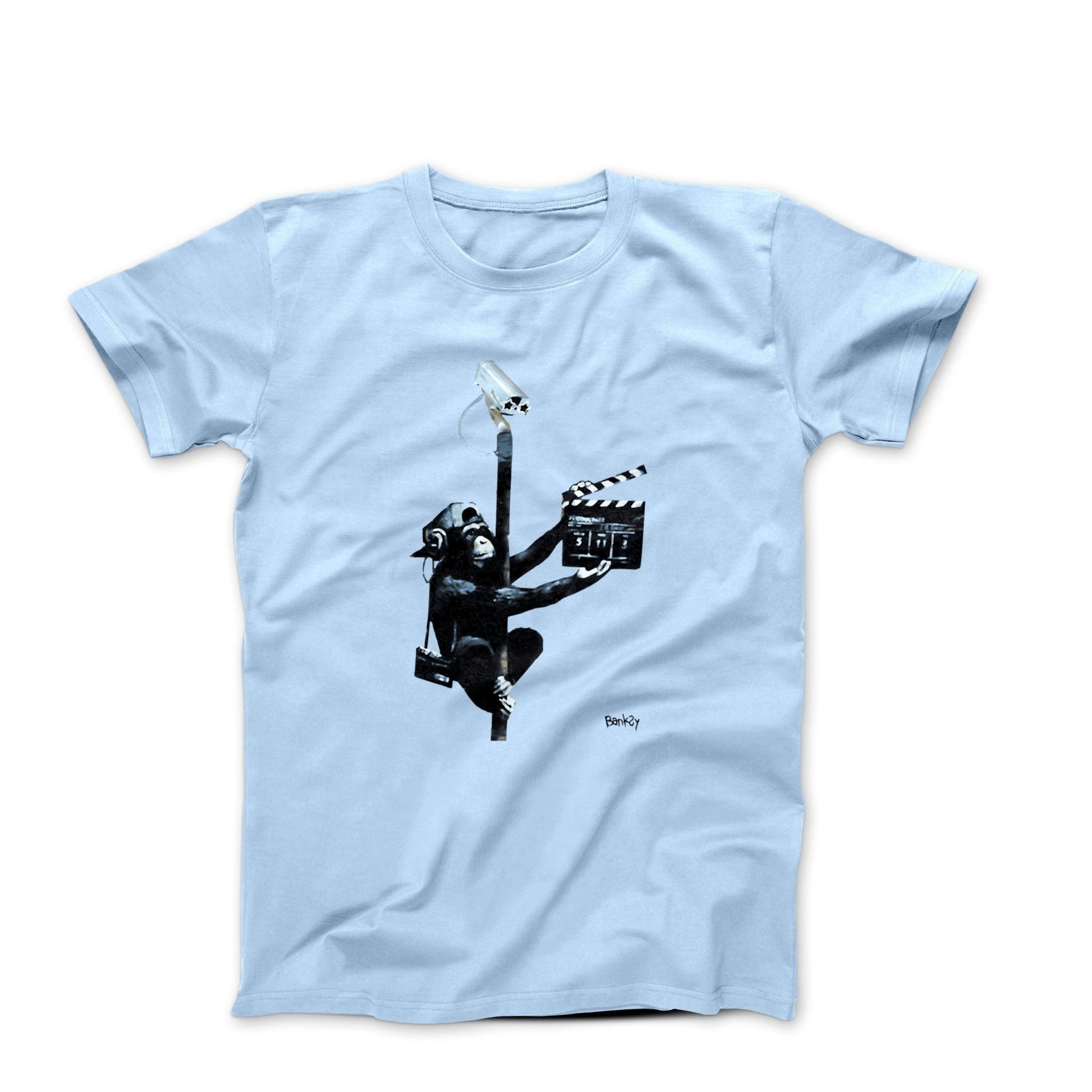 Banksy Lights Camera Vandalism Street Art T-shirt - Street, Pop & Media Art - Harvey Ltd