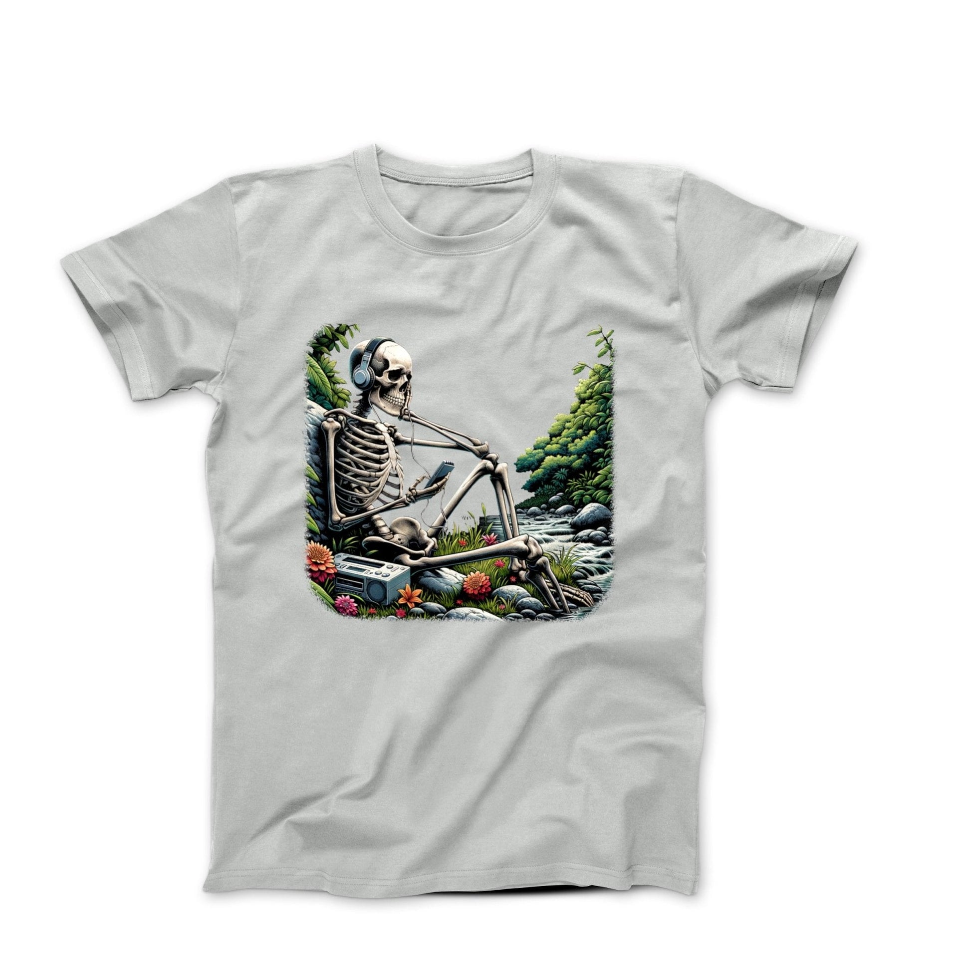 Listening To Tunes Illustration T-shirt - Humorous, Lifestyle & Others - Harvey Ltd
