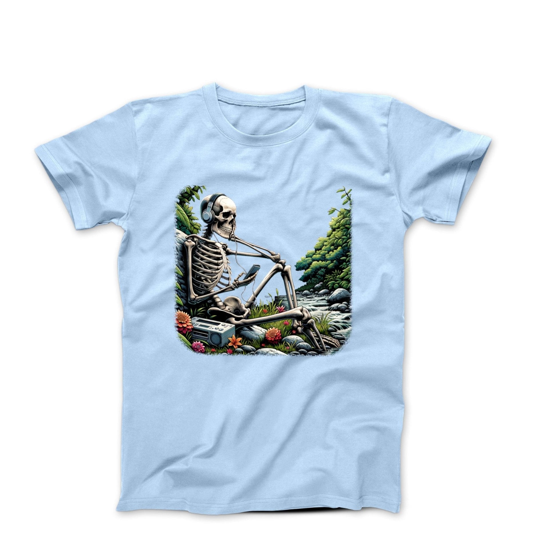 Listening To Tunes Illustration T-shirt - Humorous, Lifestyle & Others - Harvey Ltd
