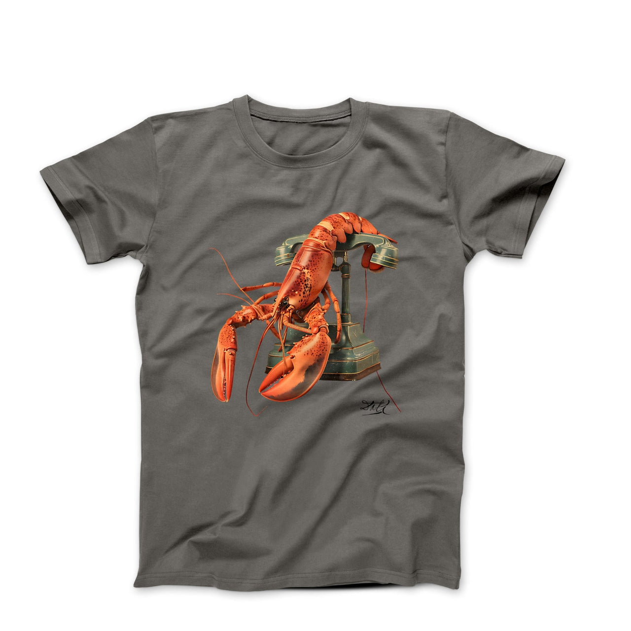 Dali Lobster Phone (1936) Artwork T-shirt - Greatest Artists - Harvey Ltd